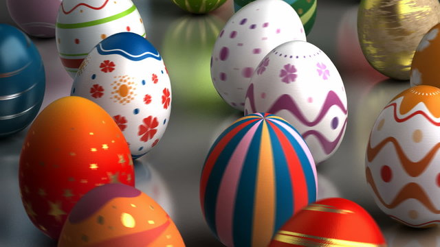 Easter Eggs Dancing