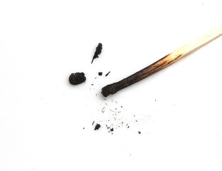 matches on a white background