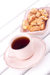 tea and biscotti