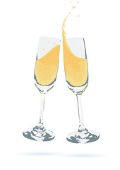 Champagne glasses