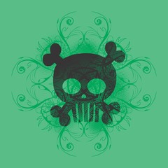 green skull