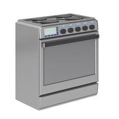 electric stove on a white background
