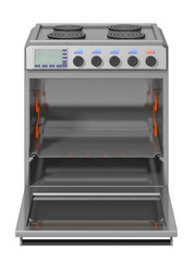 electric stove on a white background