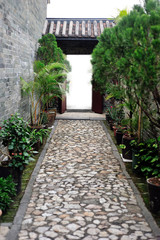 Traditional Chinese garden path