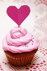 Valentine cupcake
