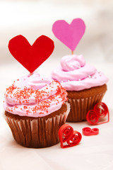 Valentine cupcakes