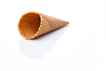 Leere Waffel für Eis