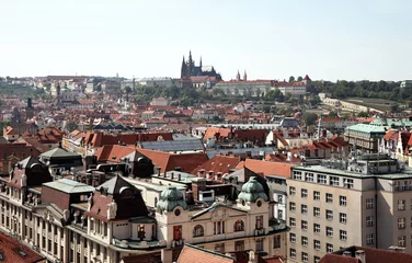 Deurstickers Prag, Altstädter Ring, Stadtansicht © Gina Sanders