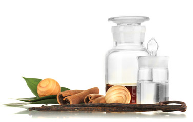 Create perfume isolated on white