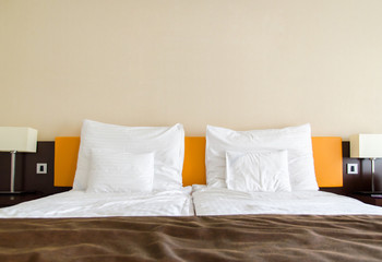 Luxury hotel bedroom - 48164944