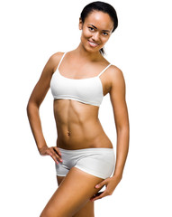 Fototapeta premium young beautiful girl with perfect body