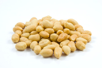 Salted peanuts. Nuts in a Small Bowl