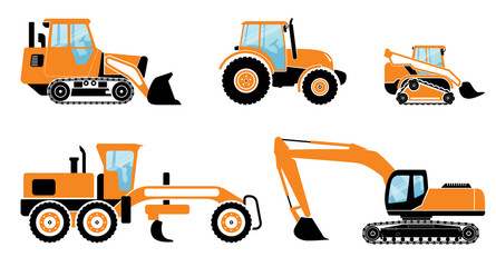 Heavy machines set