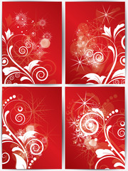 Abstract Christmas winter background  for new year