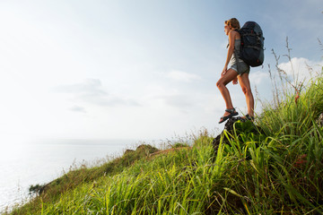 Naklejka premium Tourist