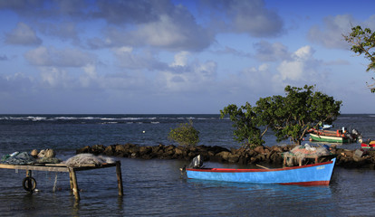 fishing boat in Tartane, Martinique