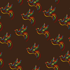Stylish bird pattern
