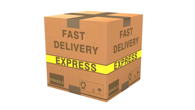 Caja aislada de carton Fast Delivery