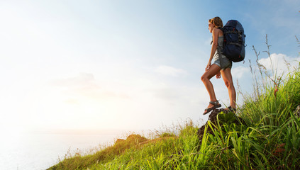 Naklejka premium Tourist