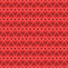 Valentine's day seamless pattern with hearts