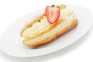 Cremeberliner mit Erdbeere