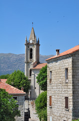 Fototapeta na wymiar Village Corse (Zonza)