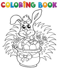 Livre de coloriage avec le thème de Pâques 9