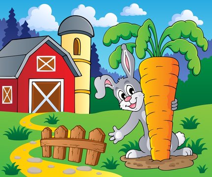 Image with rabbit theme 2