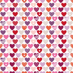 Seamless Pattern Hearts Pattern Retro © Jan Engel