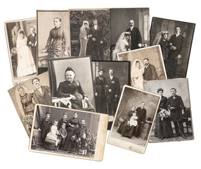 vintage family and wedding photos