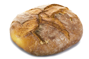Traditional homemade round bread