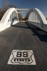 Gordijnen Route 66, Kansas © forcdan