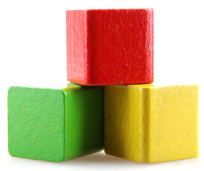 Wooden building blocks