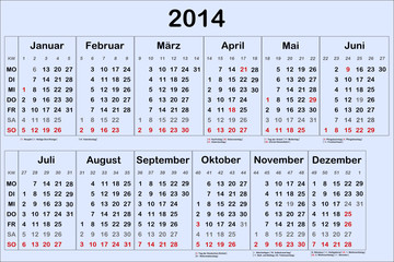 Kalender 2014