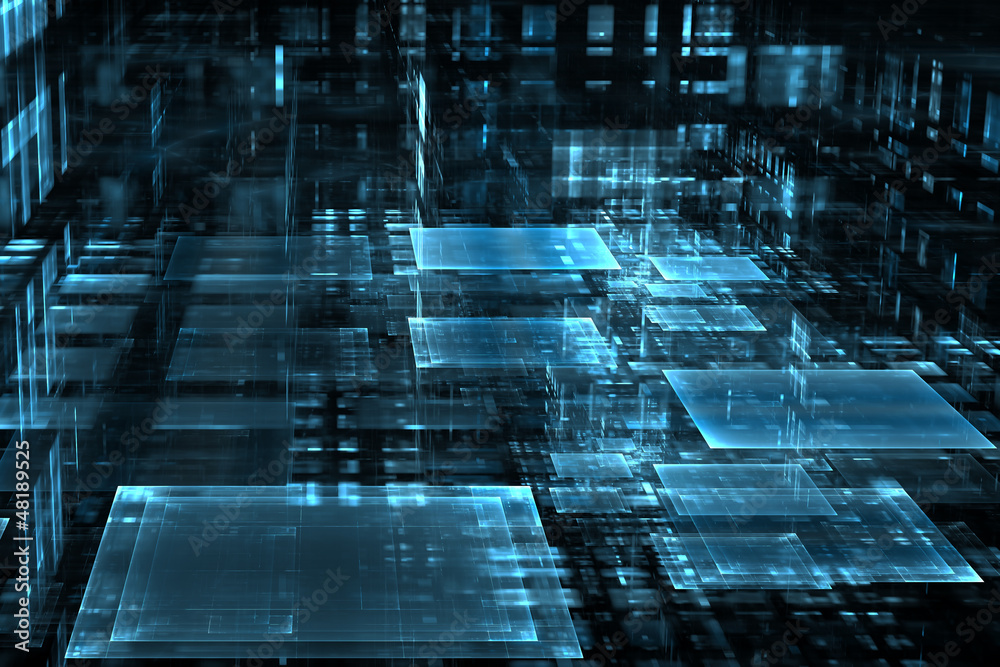 Aufkleber abstract business science or technology background