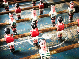 old table soccer game