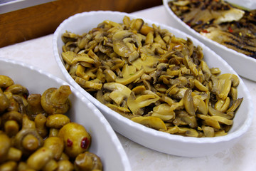 funghi sott'olio