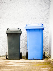 modern garbage bin