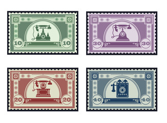 Obraz premium Postage stamps