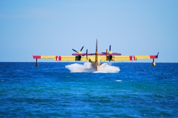 Obraz premium Bombardier d'eau