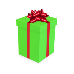 gift box on a white background