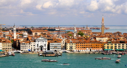 Fototapeta premium Vue sur le quai de l'arsenal à Venise - Italie
