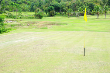 Obraz premium golf field