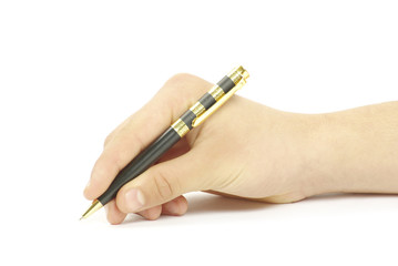 pen in hand