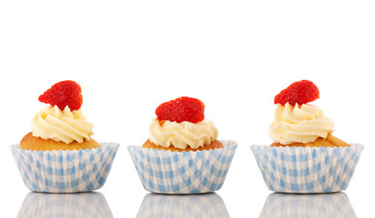 Strawberry cupcakes