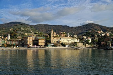 Fototapeta na wymiar Recco, Liguria Włochy