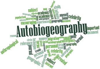 Word cloud for Autobiogeography