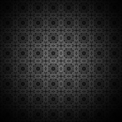 Silver abstract drops of color vintage on black background.