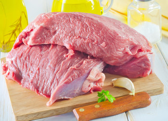 raw meat