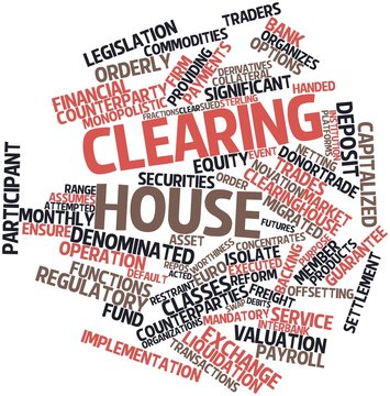 Word cloud for Clearing house